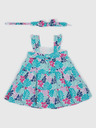 GAP Baby Blumiges Kleid mit Haarband GAP