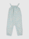 GAP Baby Leinen-Overall mit Blumenmuster GAP
