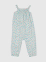 GAP Baby Leinen-Overall mit Blumenmuster GAP