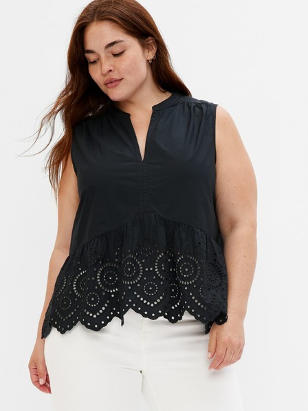GAP Peplum-Top aus Baumwolle mit Spitze GAP