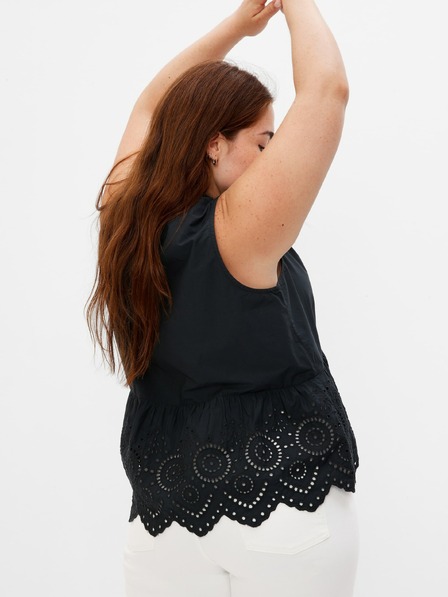 GAP Peplum-Top aus Baumwolle mit Spitze GAP