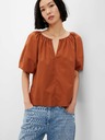 GAP Baumwollbluse mit kurzen Ärmeln GAP