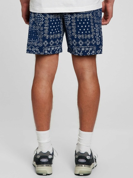 GAP Baumwoll-Shorts mit Blaudruck GAP