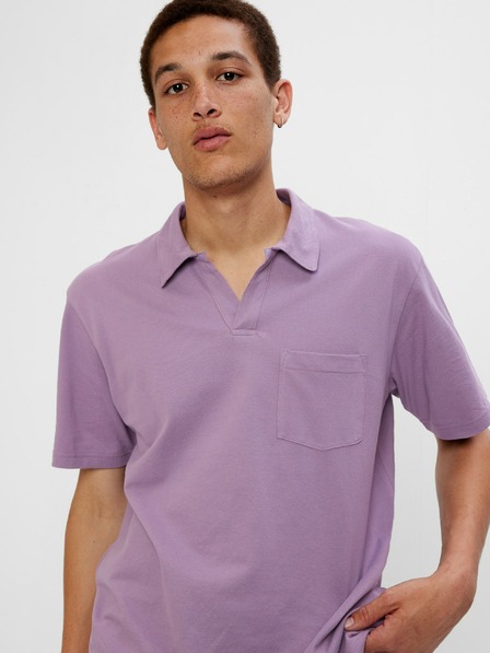 GAP Poloshirt mit offenem Kragen GAP
