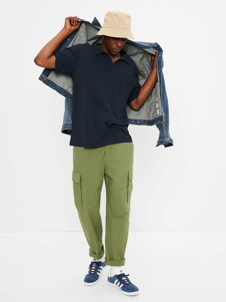 GAP Poloshirt mit offenem Kragen GAP