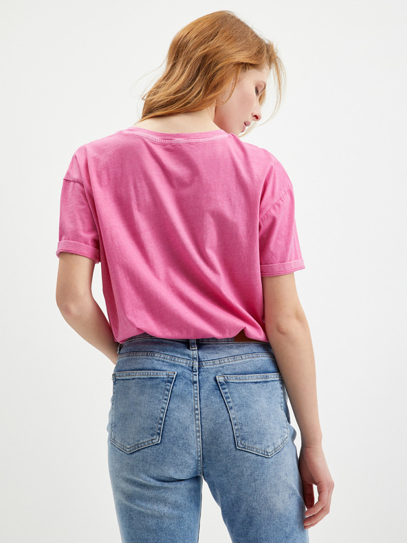 GAP T-Shirt mit geblümtem Logo GAP