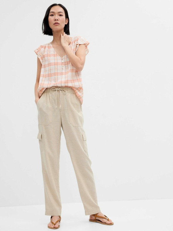 GAP Leinenhose cargo GAP