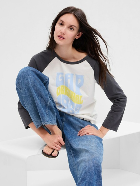 GAP T-Shirt mit Retro Logo GAP