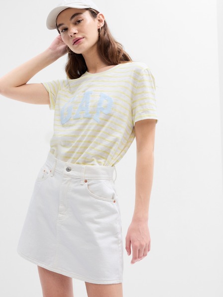 GAP Gestreiftes T-Shirt mit Logo GAP