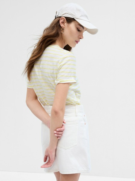 GAP Gestreiftes T-Shirt mit Logo GAP