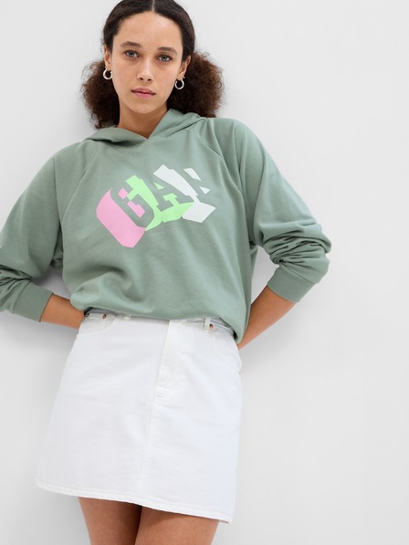 GAP Sweatshirt mit Logo und Fleece GAP