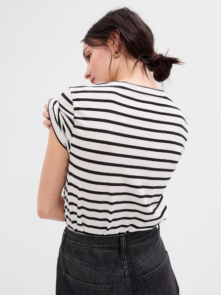 GAP Gestreiftes T-Shirt mit Logo GAP