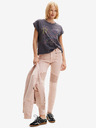 Desigual Dunkelgraues Damen-T-Shirt von Desigual Berlin