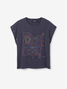 Desigual Dunkelgraues Damen-T-Shirt von Desigual Berlin