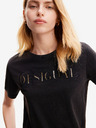 Desigual Schwarzes Desigual Dublin Damen-T-Shirt