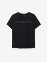 Desigual Schwarzes Desigual Dublin Damen-T-Shirt