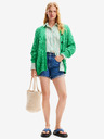 Desigual Grüne Damenstrickjacke Desigual Janis