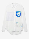 Desigual Weißes Damenhemd Desigual Génova