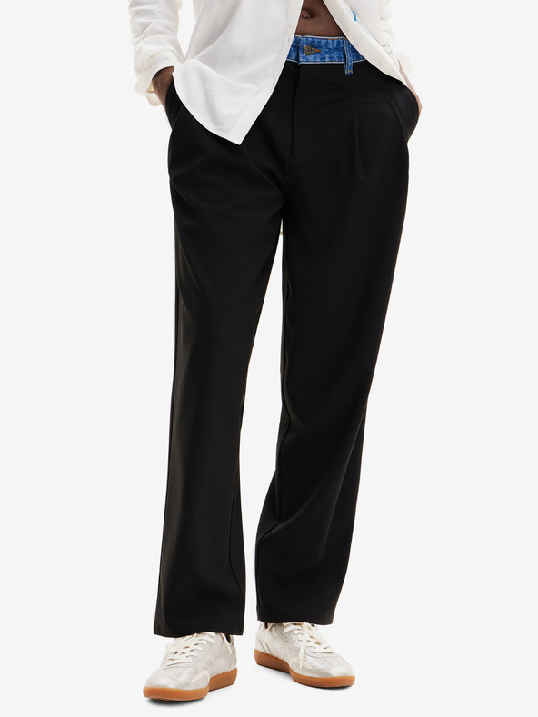 Desigual Schwarze Desigual Milan-Hose für Damen