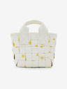 Desigual Weiße Desigual New Splatter Valdivia Micro Patterned Handtasche für Damen