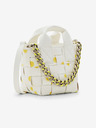 Desigual Weiße Desigual New Splatter Valdivia Micro Patterned Handtasche für Damen