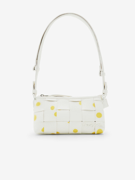 Desigual Weiße Desigual Dortmund 2.0 Micro Patterned Handtasche für Damen