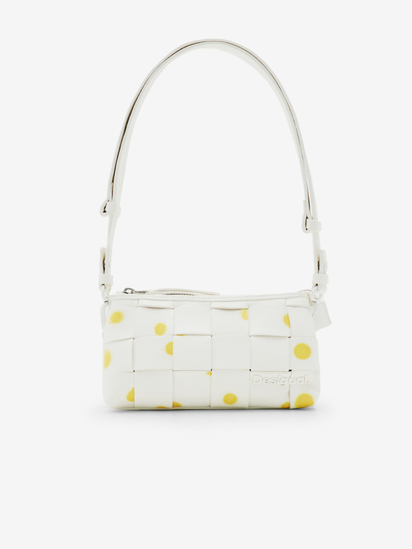 Desigual Weiße Desigual Dortmund 2.0 Micro Patterned Handtasche für Damen