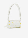 Desigual Weiße Desigual Dortmund 2.0 Micro Patterned Handtasche für Damen