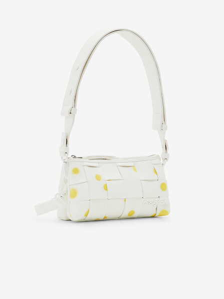 Desigual Weiße Desigual Dortmund 2.0 Micro Patterned Handtasche für Damen
