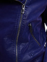 Desigual Dunkelblaue kurvige Damenjacke Desigual Harry aus Leder