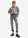 Desigual Hellgraue Desigual Tae Jeansjacke für Damen