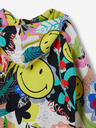 Desigual Desigual Carey Gelb Kinder gemusterte Zip Hoodie