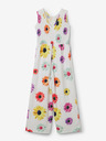 Desigual Desigual Delia Mädchen Jumpsuit mit Blumenmuster Weiß