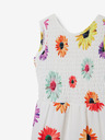 Desigual Desigual Delia Mädchen Jumpsuit mit Blumenmuster Weiß