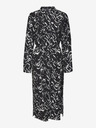 Vero Moda Schwarzes gemustertes Damen-Shirt-Midikleid Vero Moda Cia