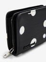 Desigual Weiße und schwarze Desigual Damen New Splatter Maya gemusterte Handtasche