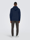 ONLY & SONS Dunkelblauer Basic-Kapuzenpullover für Herren ONLY & SONS Ceres