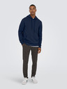 ONLY & SONS Dunkelblauer Basic-Kapuzenpullover für Herren ONLY & SONS Ceres