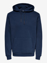 ONLY & SONS Dunkelblauer Basic-Kapuzenpullover für Herren ONLY & SONS Ceres