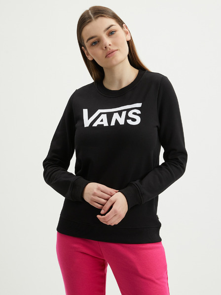 Vans Schwarzes bedrucktes Damen-Sweatshirt VANS