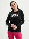 Vans Schwarzes bedrucktes Damen-Sweatshirt VANS
