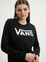 Vans Schwarzes bedrucktes Damen-Sweatshirt VANS