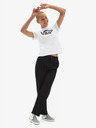 Vans Weißes bedrucktes Vans Flying V Crew Shirt für Frauen