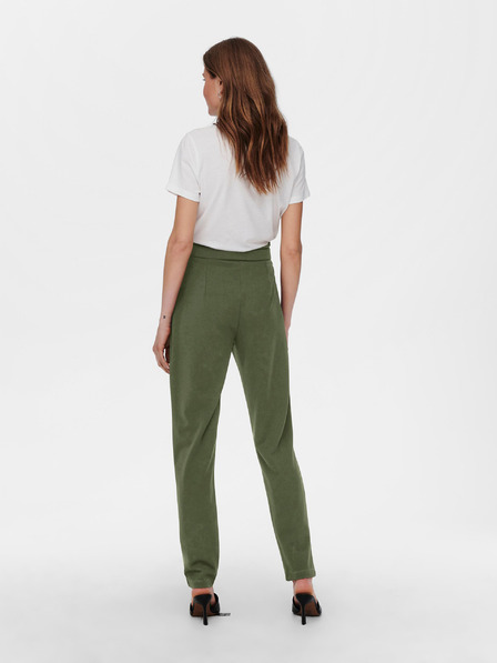 Jacqueline de Yong Khakifarbene Hose mit JDY Tanja Krawatte