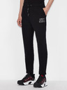 Armani Exchange Schwarze bedruckte Herren-Sweatpants Armani Exchange