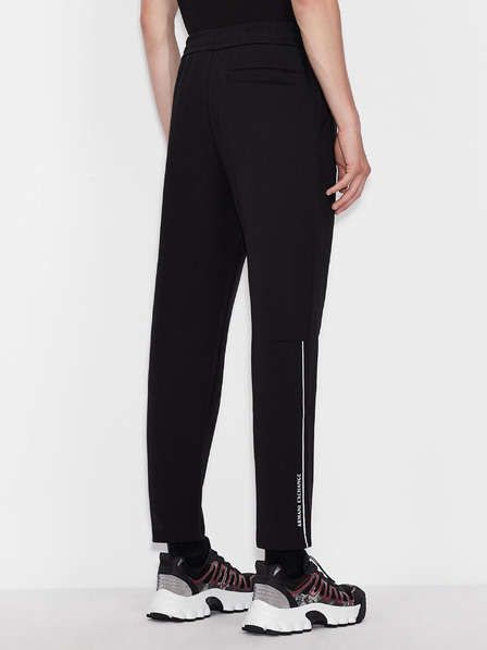 Armani Exchange Schwarze bedruckte Herren-Sweatpants Armani Exchange