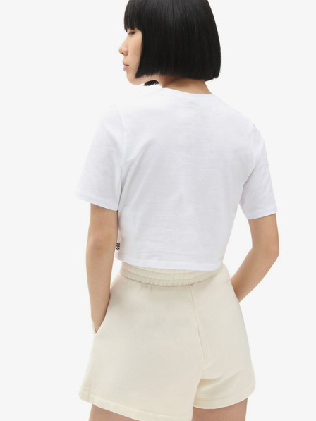 Vans Weißes Damen Cropped T-Shirt VANS Flying V Crop Crew
