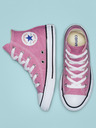 Converse Rosa Mädchen Knöchel-Turnschuhe Converse Chuck Taylor All Star