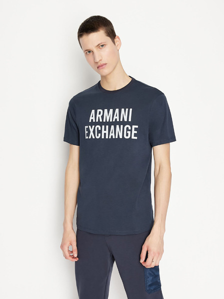 Armani Exchange Dunkelblaues Herren-T-Shirt von Armani Exchange