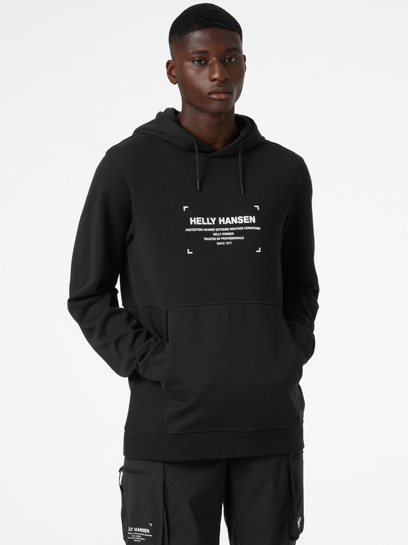 Helly Hansen Schwarzer Herren-Kapuzenpullover HELLY HANSEN